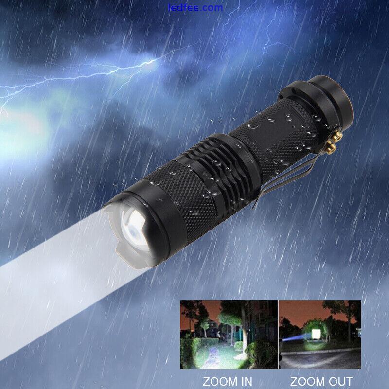 Small Torch Mini Handheld Flashlight Powerful Camping LED   Pocket Lamp 0 