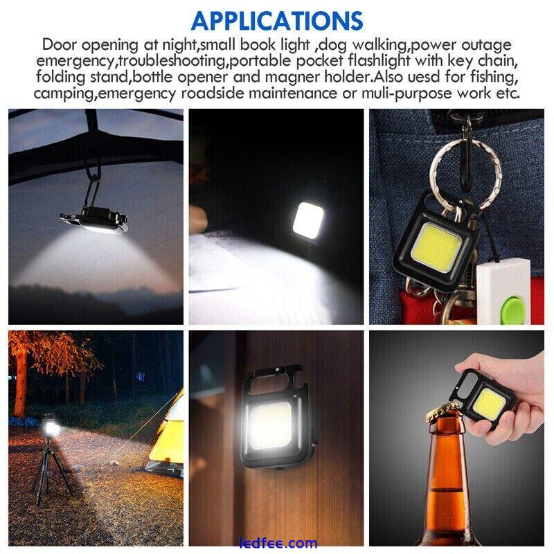 Super Bright 2500000LM LED Tactical Key Torch Rechargeable High Power Flashlight 0 