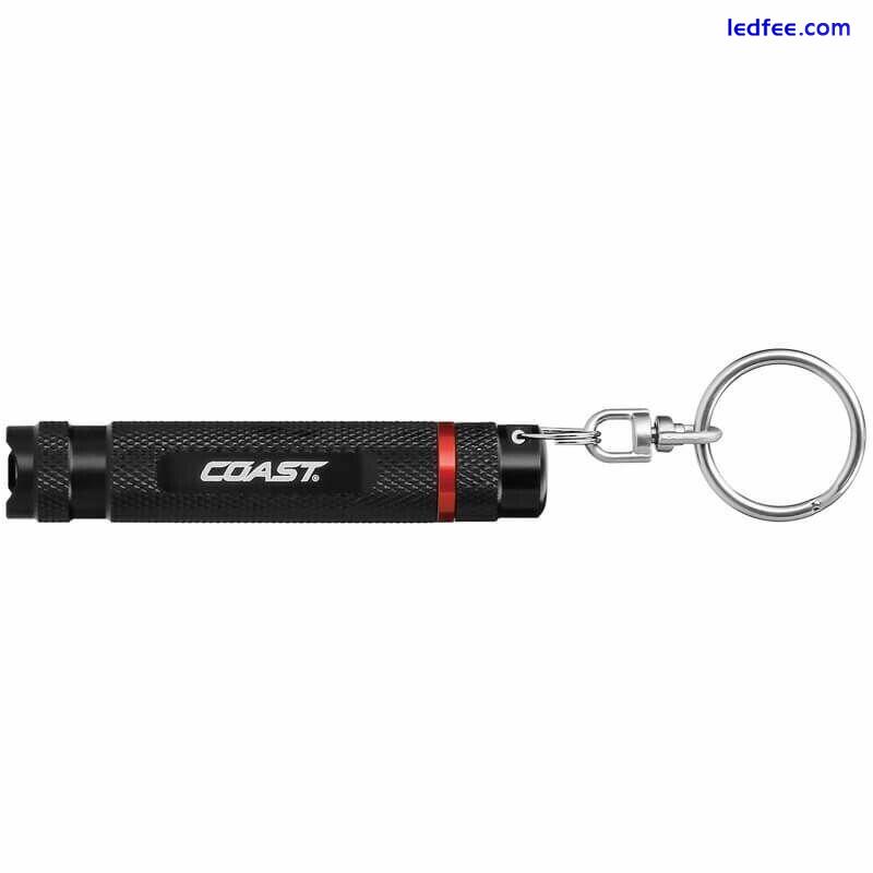 Coast Torch 19 Lumens 24m Range 45min Battery Life Fixed Beam System Keyring G4 1 