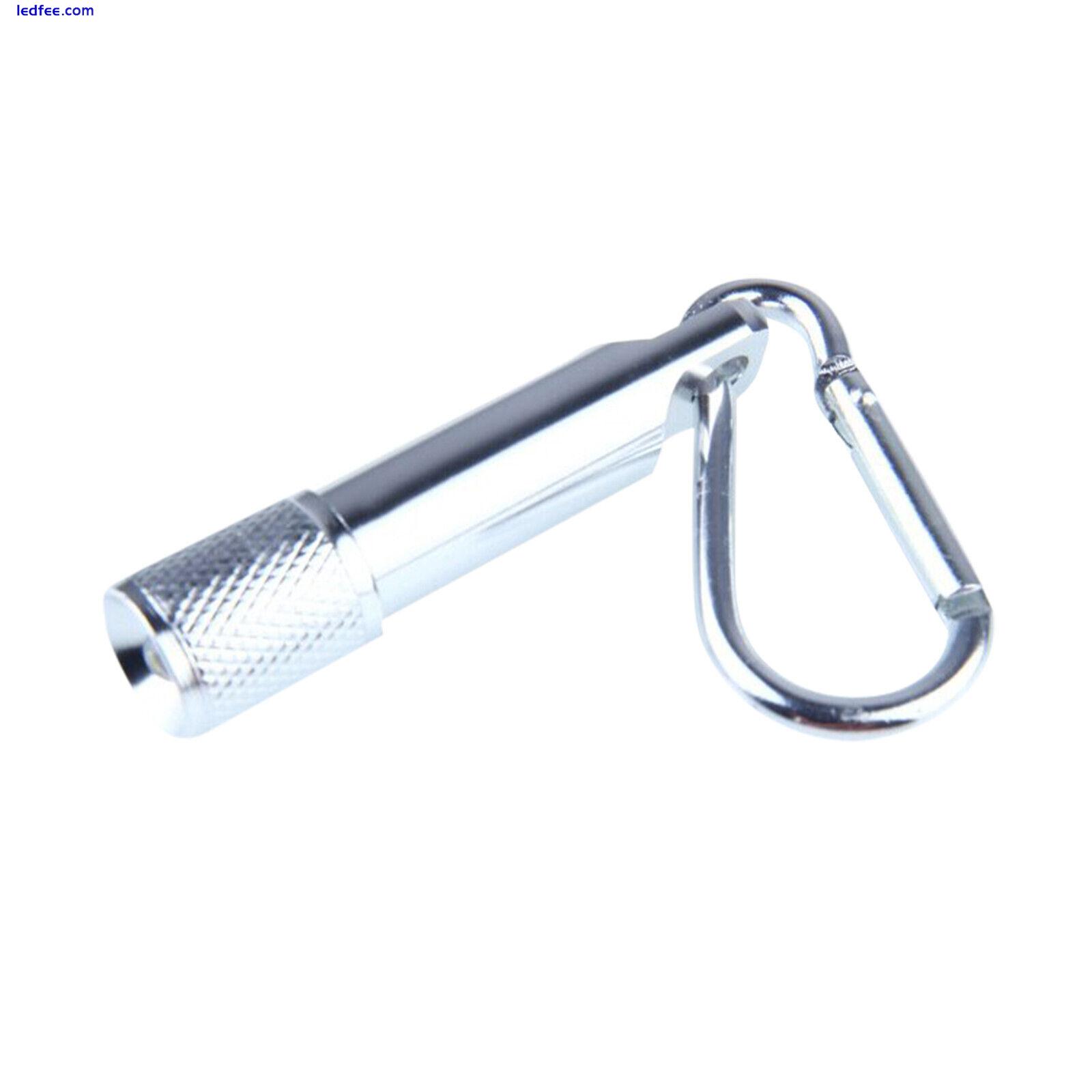 Portable Mini Waterproof LED Flashlight Carabiner Daily Small Flashlight 4 