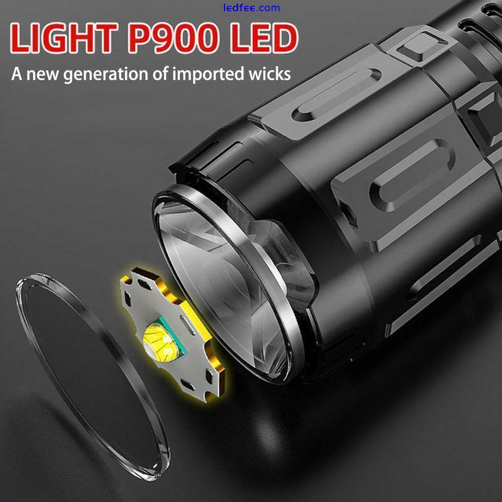 USB Rechargeable LED Pen Torch Flashlight Lamp 2W Super Bright Pockets B3N2 T5A5 3 