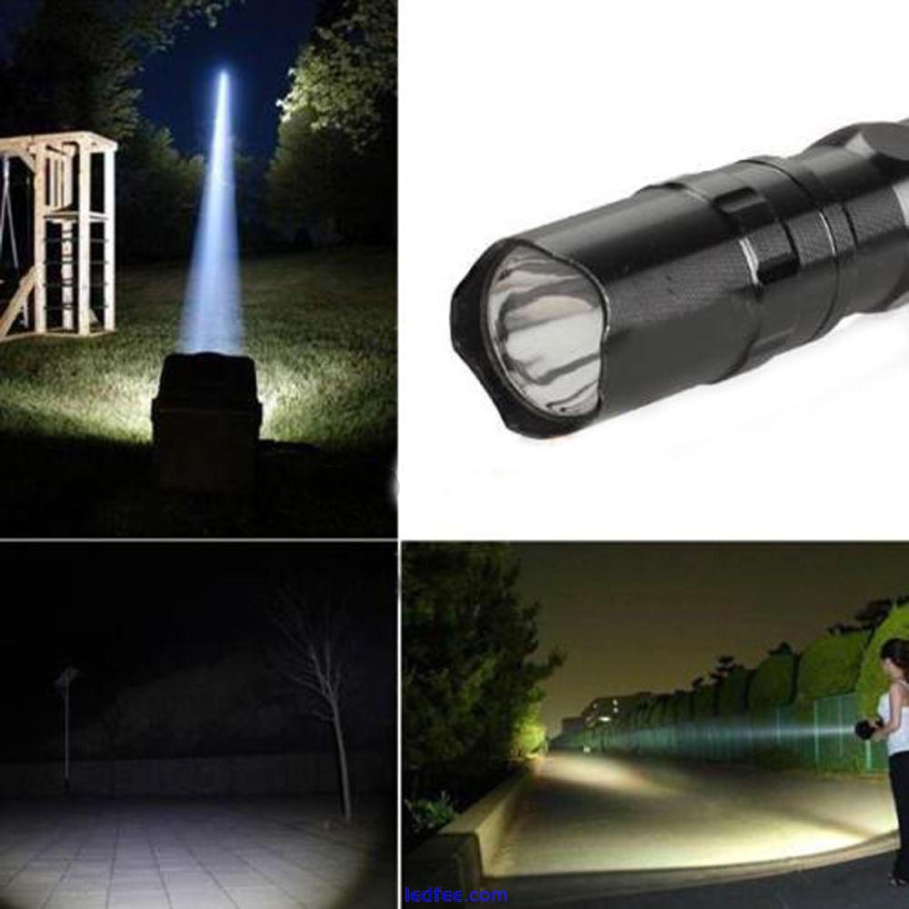 LED Bright Torch Small Pocket Mini Camping Powerful Flashlight Light Lamp 3 