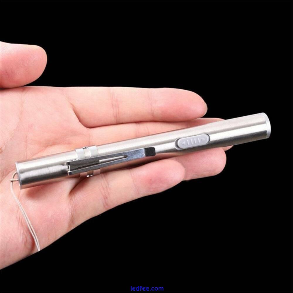 8000Lumens Portable Super Bright Led USB Rechargeable Pen Pocket Torch Lamp 5 