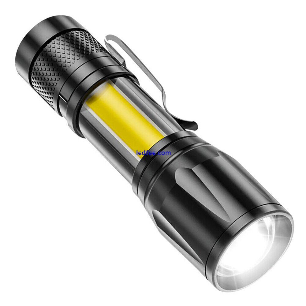 High Power USB Rechargeable 1200000LM LED Flashlight Super Bright Torch Light 3 