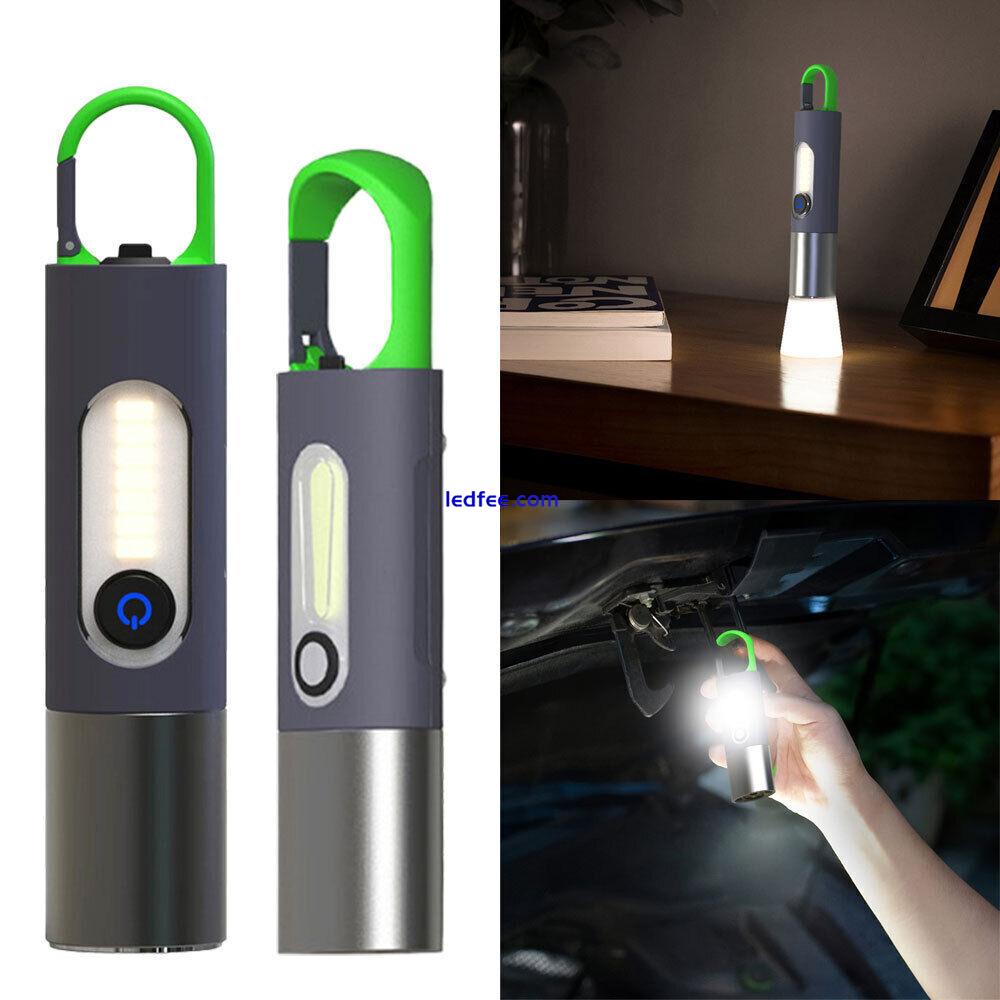 LED Rechargeable Tactical Laser Flashlight High 0 