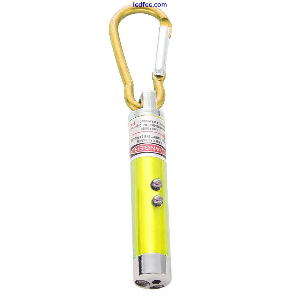 3in1 Aluminium LED Torch Las UV Light Mini Pocket KeyRing Detection Pen 5 