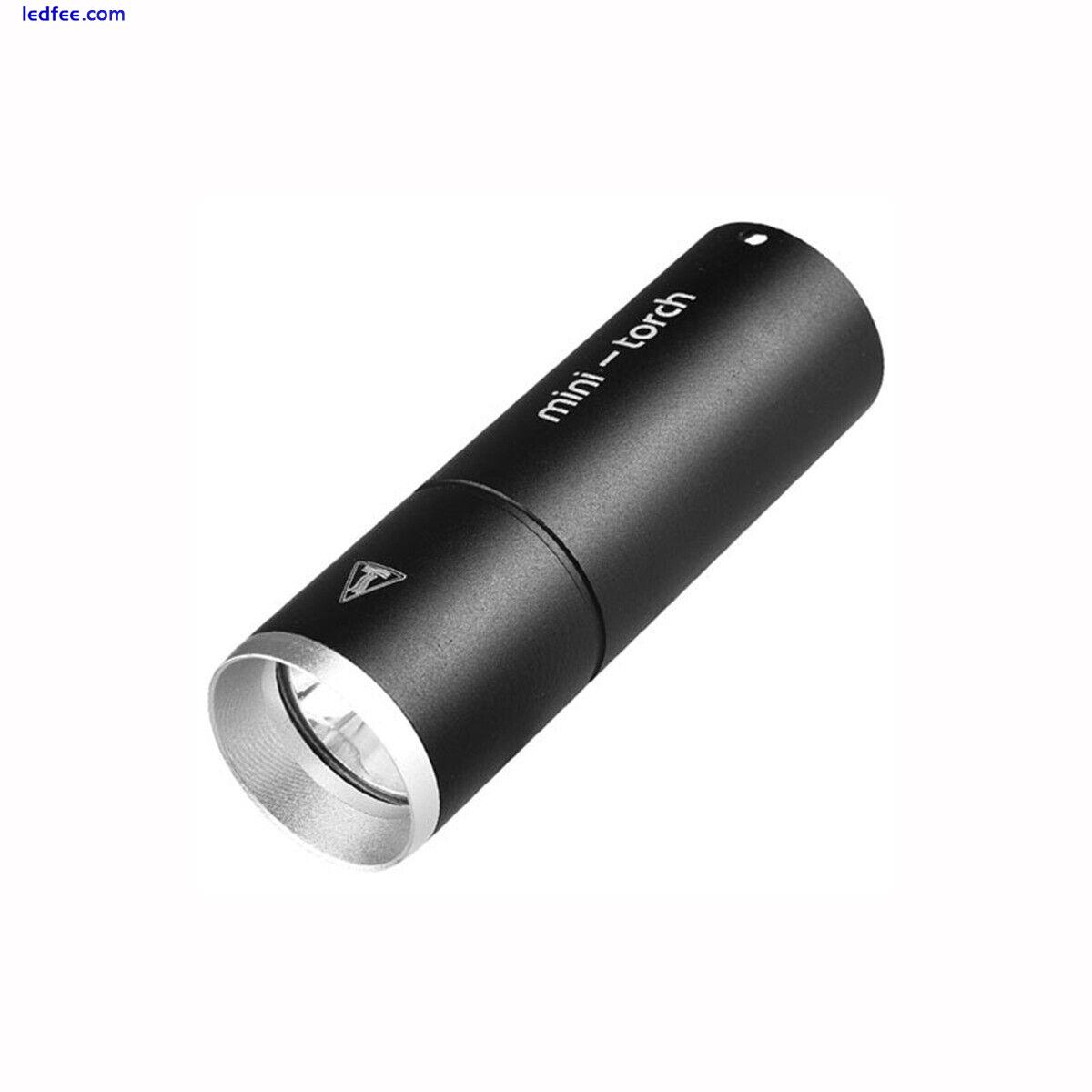 LED Torch Lamp Pocket USB Rechargeable Mini Camping Light lamp Bright Flashlight 0 