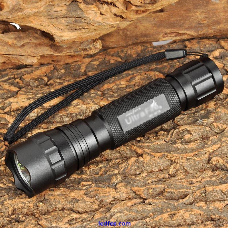 Newest Ultra Fire WF-501B 10W 6500K LED 1200LM 1 Mode Flashlight Camping Torch 1 