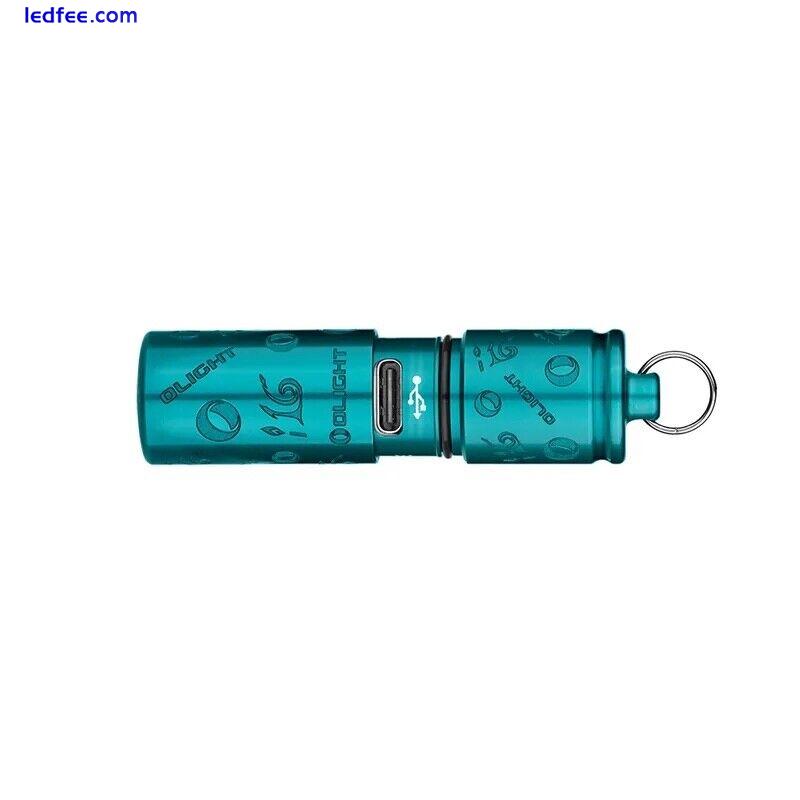 OLIGHT i16 Blue 16th Anniversary 180 Lumen LED Keychain Rechargeable Torch 2 