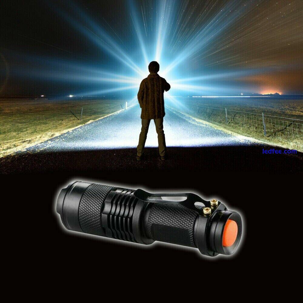 Mini SMALL TORCH light Handheld Powerful LED Pocket camping Flashlight Bright 2 