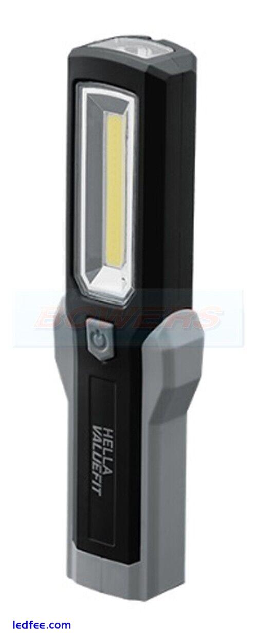 Hella UHL280 Rechargeable Magnetic COB LED Inspection Lamp Torch + Charging Base 0 