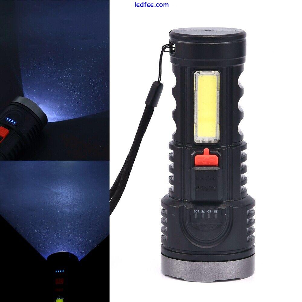 10000000LM Taschenlampe LED Leuchtweite Militär Taktische USB Wiederaufladbar 5 