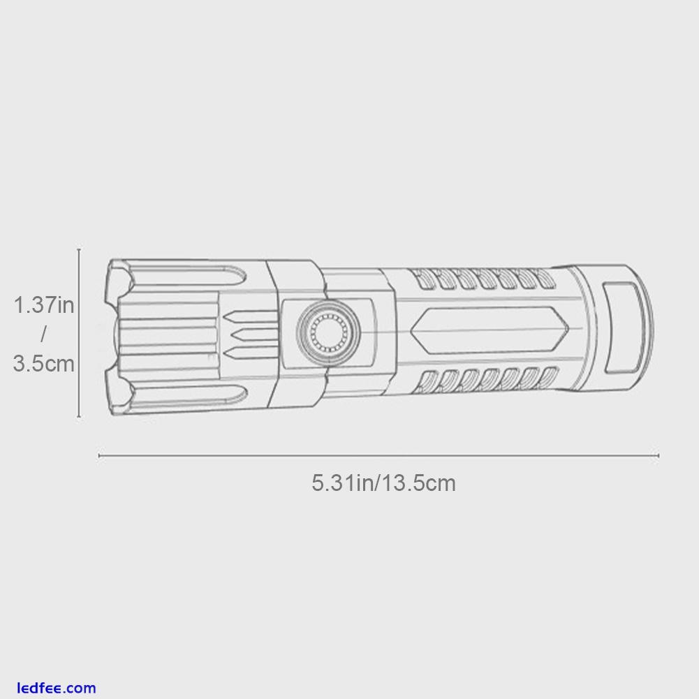 100000lm Flashlight High Powered LED Tactical Torch NEW Ultra Bright NICE 2 