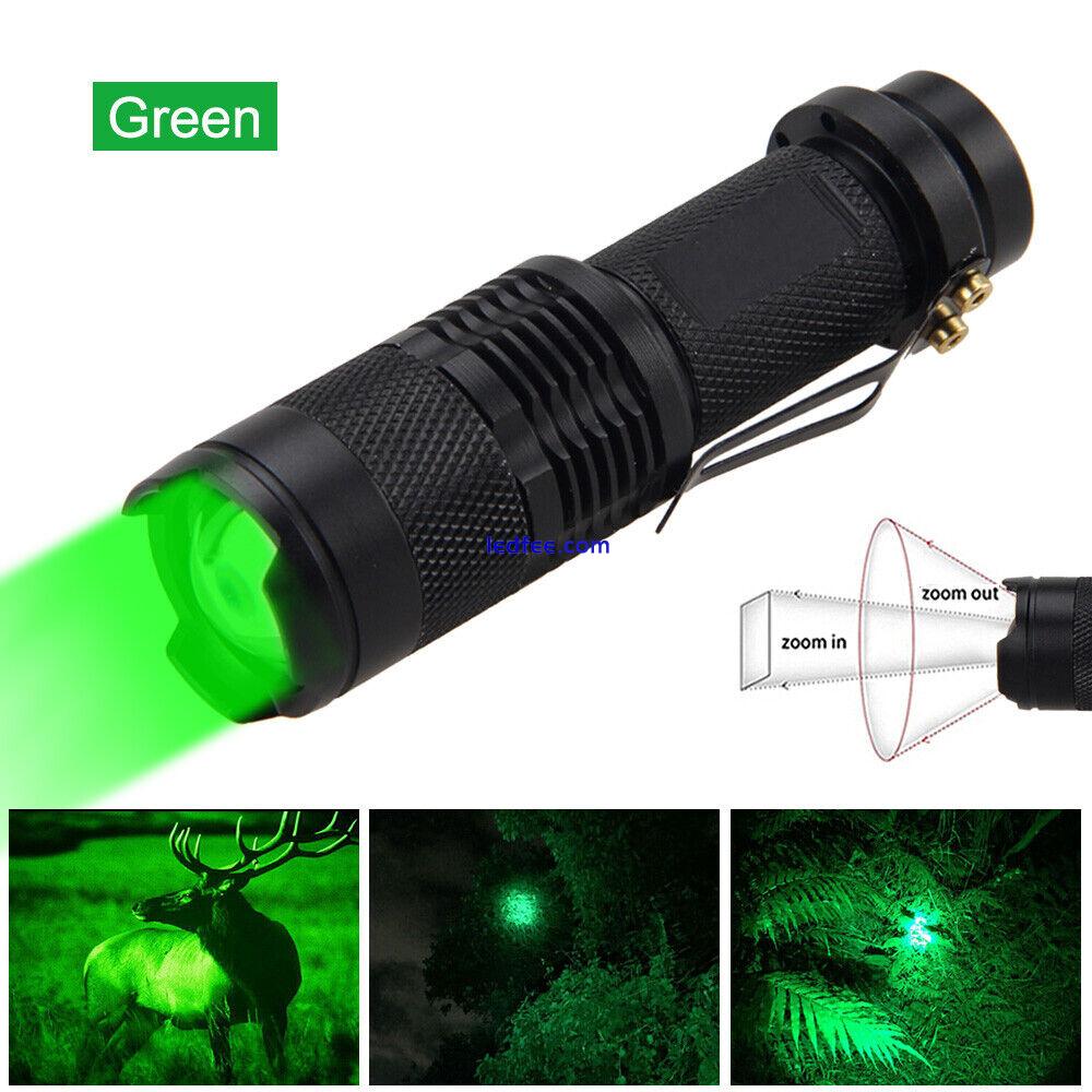 LED  Flashlight Military Grade Torch Small Super Bright Handheld Light 3 