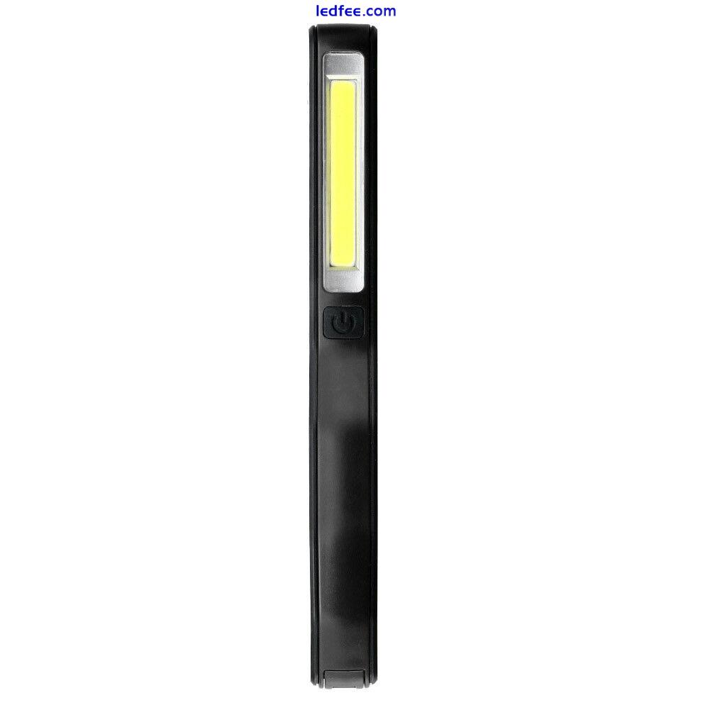 LED Torch Inspection Lamp Rechargeable Work Light Super Bright  Flashlight Black 0 