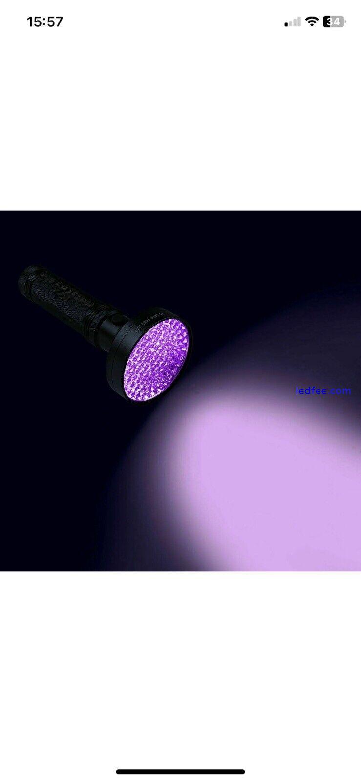 Deluxe Ghost 100 Led Large Uv Paranormal Torch Kit 5 