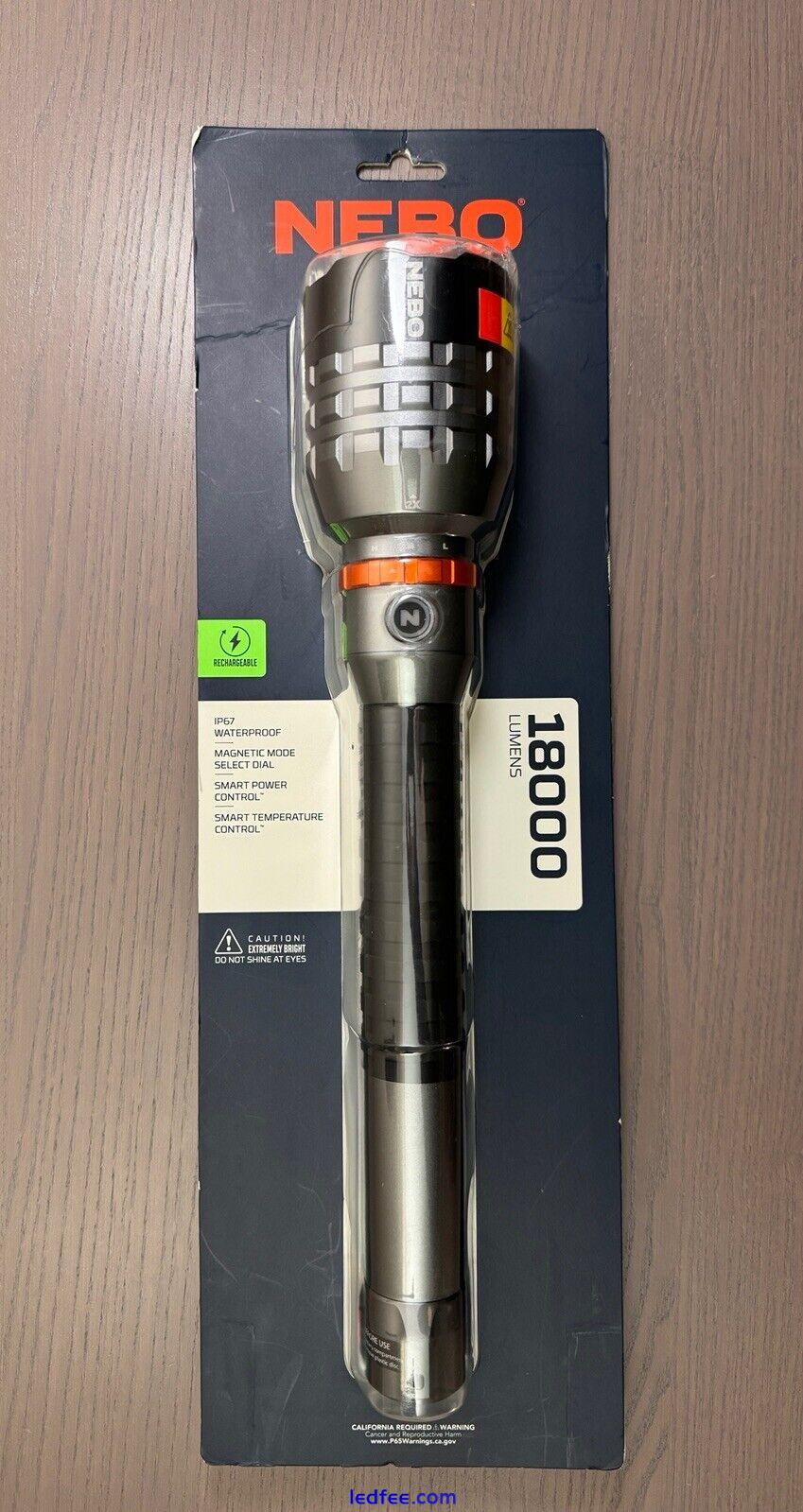 NEBO DAVINCI 18000 Ultra Bright 18,000 Lumen Flashlight Waterproof Rechargeable 2 