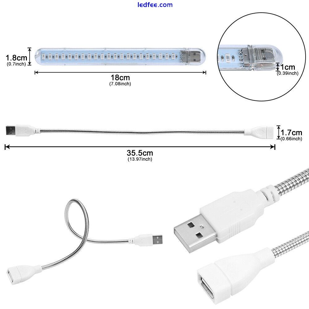 LED Grow Lights Bar Plant Indoor Growing Lamp Strip Spectrum Hydroponics USB 5V 5 