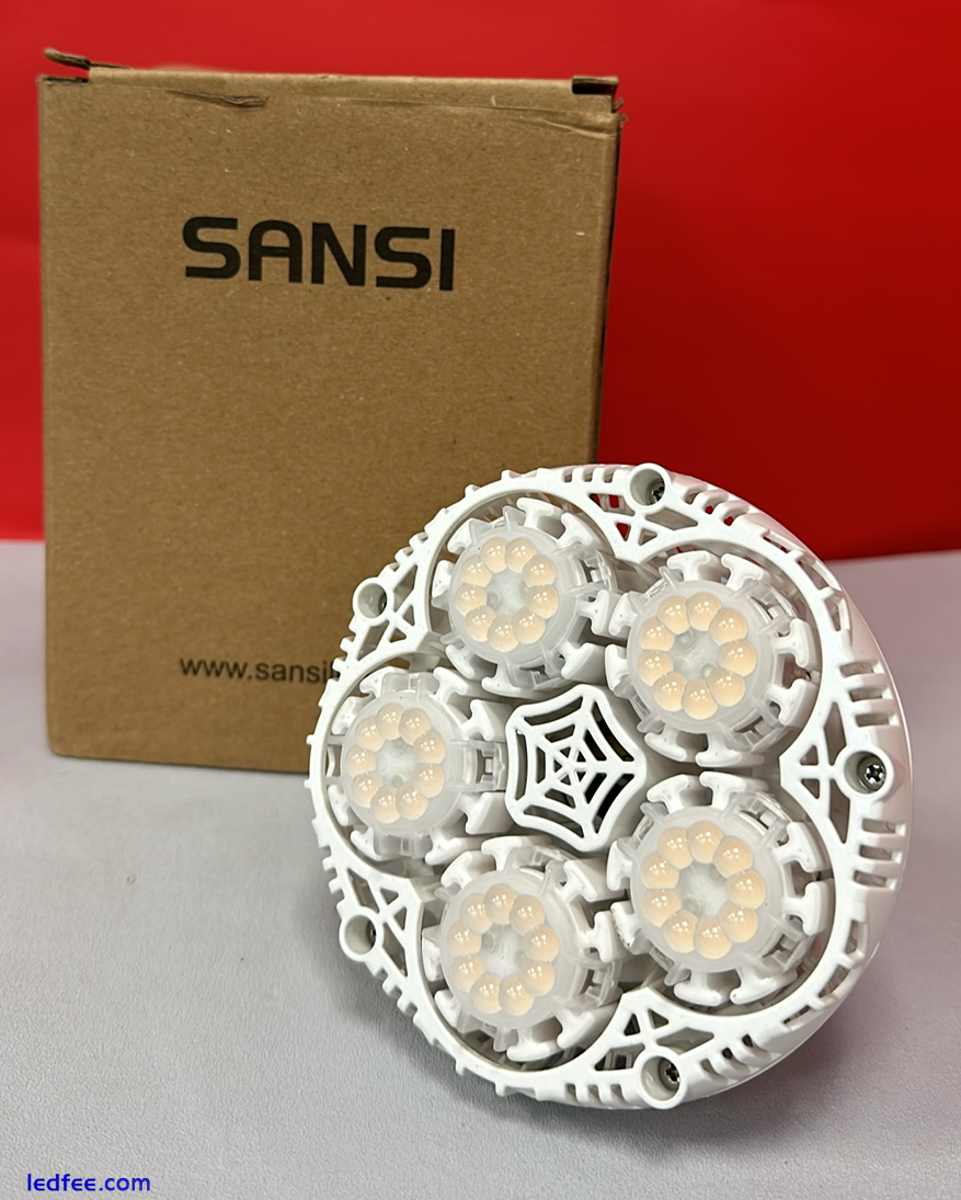 SANSI 24W LED Plant Light Bulb Full Spectrum LED Grow Light E27 WHITE 0 