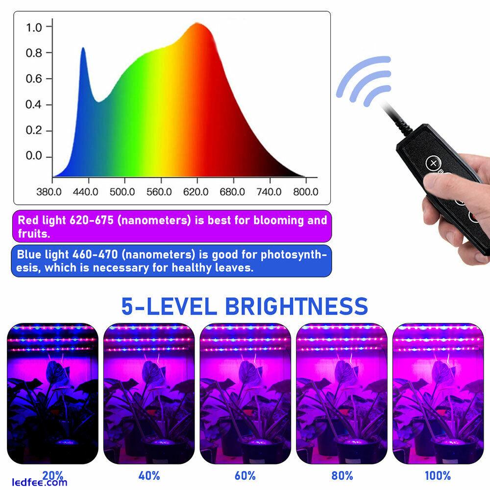 LED Grow Lights Strips Full Spectrum for Indoor Plants Growing Seedling Veg Lamp 3 