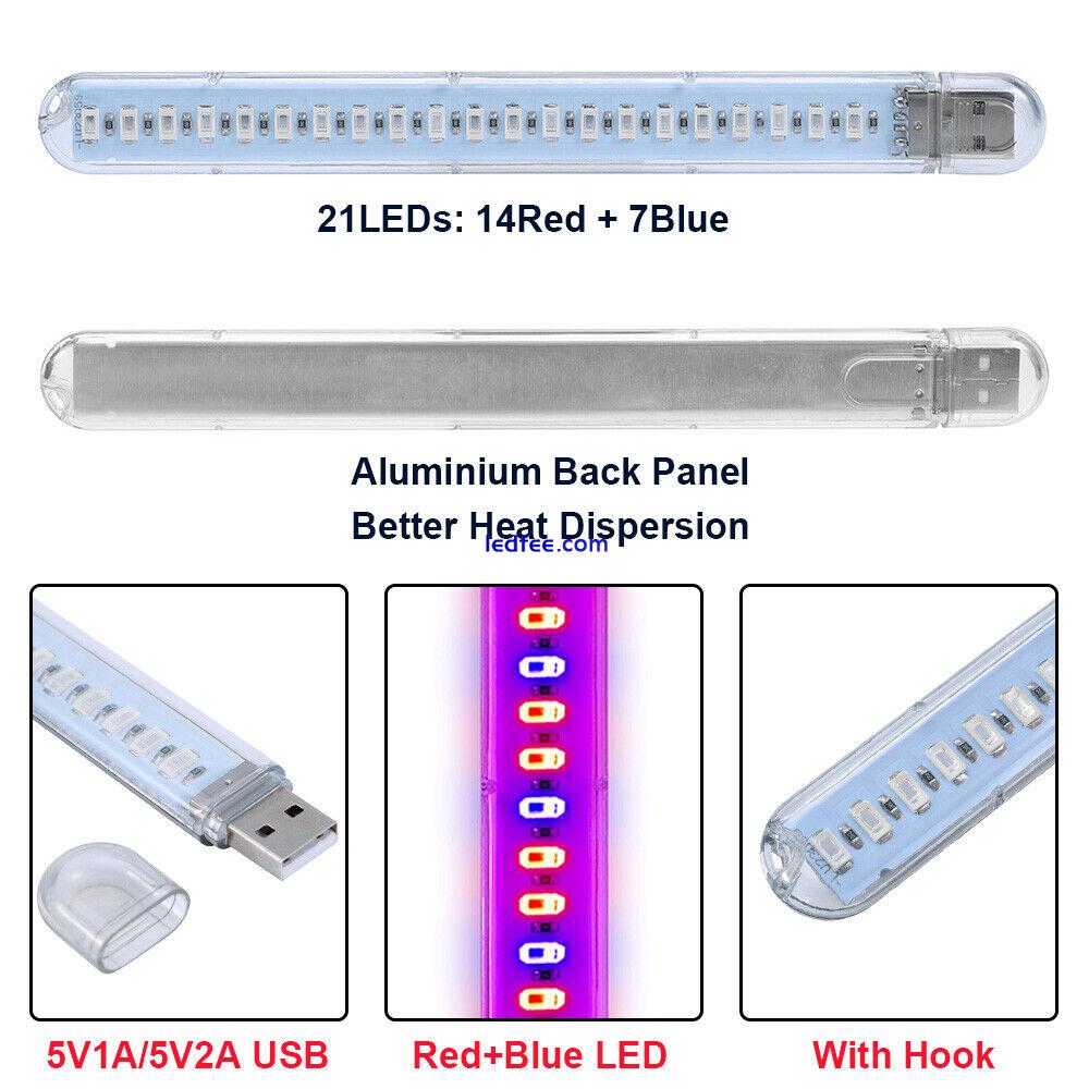 LED Grow Light Strip Hydroponic Red Blue Spectrum Indoor Flower Plant Lamp Bar 0 