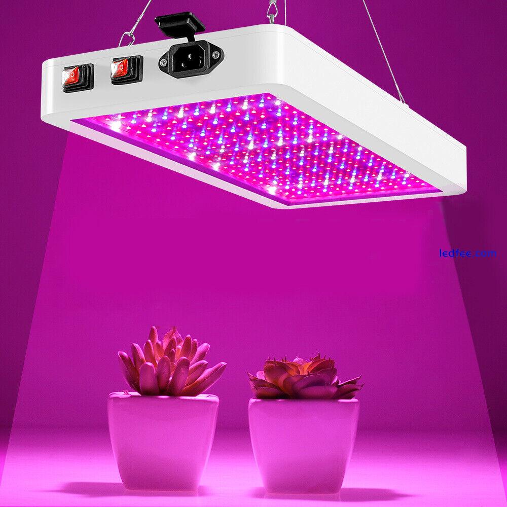 LED Plant Grow Light Full Spectrum Hydroponic Indoor Flower Veg Plant Lamp Panel 1 