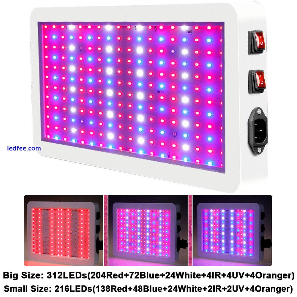 LED Plant Grow Light Full Spectrum Hydroponic Indoor Flower Veg Plant Lamp Panel 3 