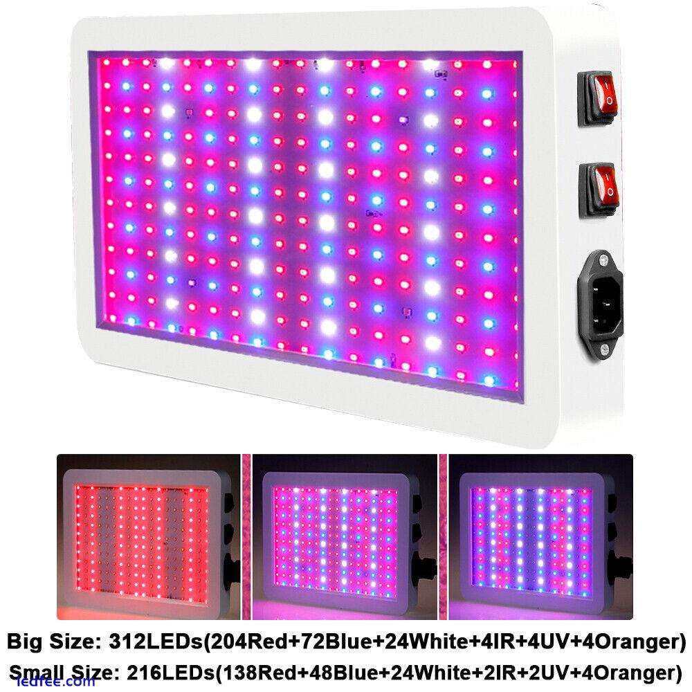 LED Plant Grow Light Panel Full Spectrum Indoor Hydroponic Flower Veg Plant Lamp 3 