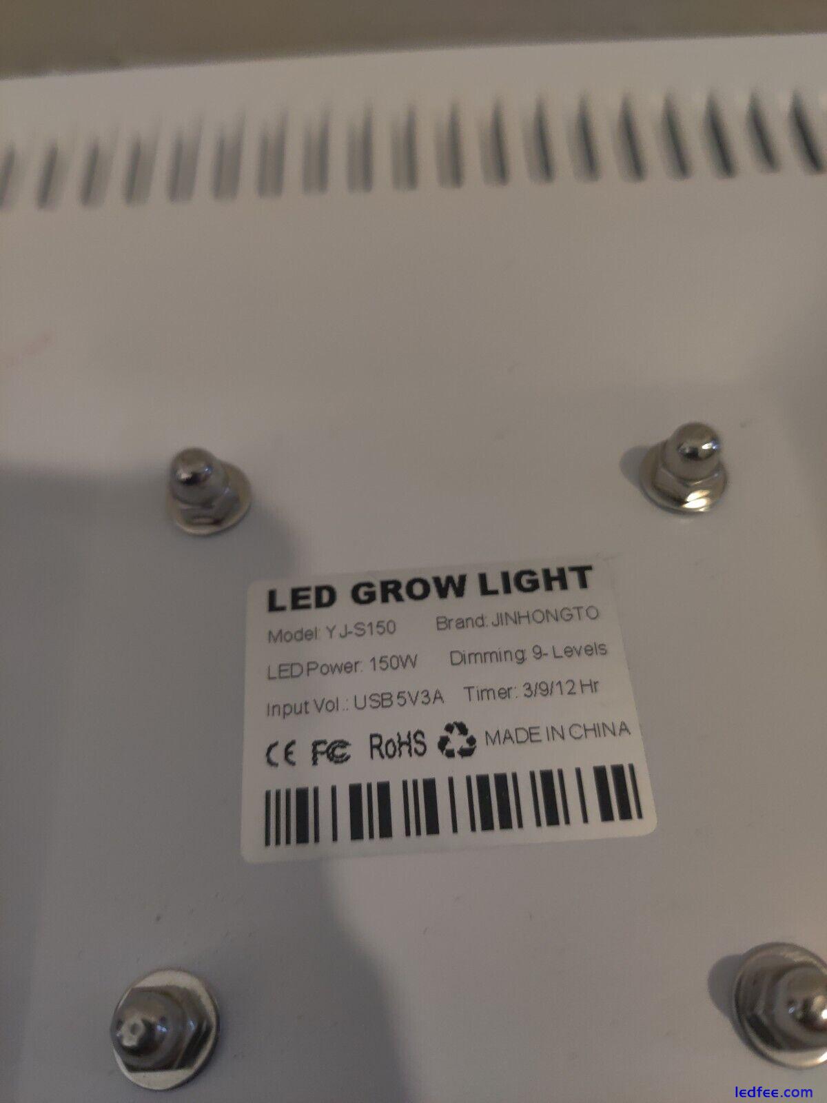 LED Grow Light 150 Watt w/ Timer 10 Dimmable Levels Full Spectrum 1 