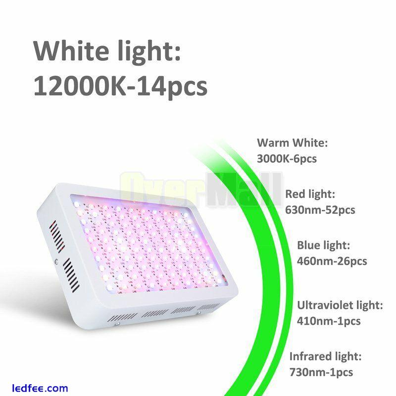 Lámpara LED De Espectro Completo Para Cultivo Foco Plantas Invernaderos Interior 5 