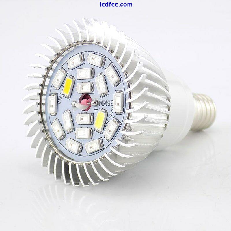 18W Led Plant Grow light lamp bulb E27 E14 full spectrum for indoor greenhouse 0 