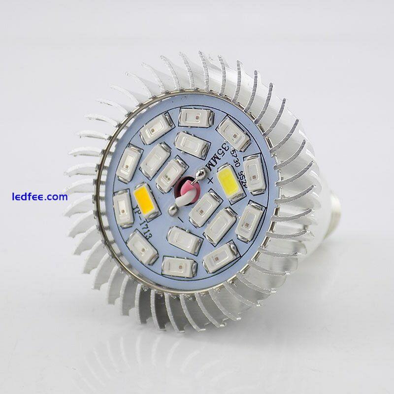 18W Led Plant Grow light lamp bulb E27 E14 full spectrum for indoor greenhouse 1 