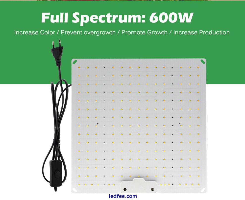 1000W Watt LED Grow Light Lamp Panel Full Spectrum Lights for Hydroponics Plant 3 