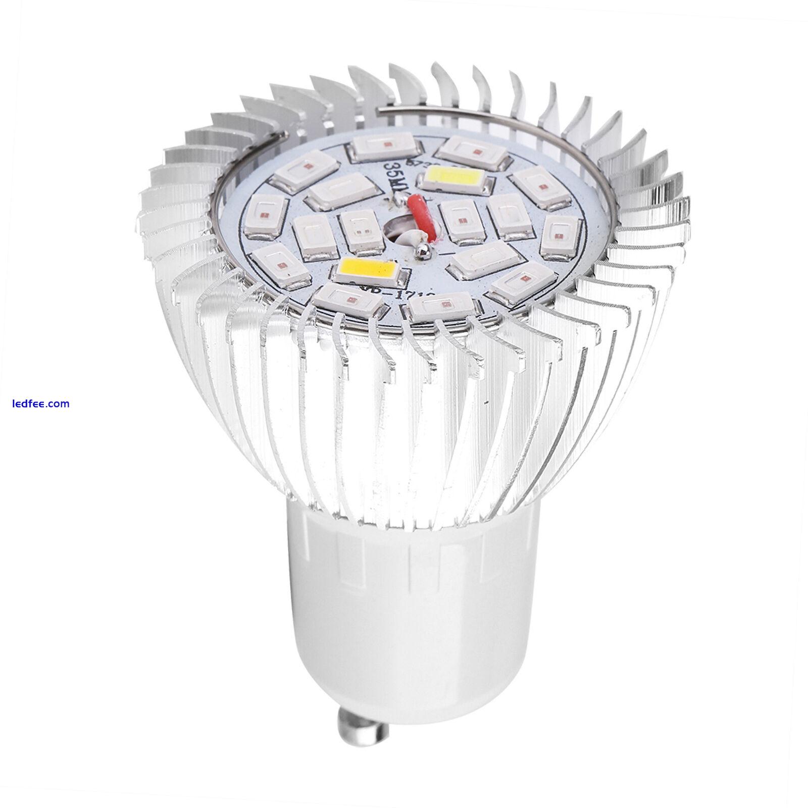 (GU10)Full Spectrum 85-265V 18W 18 LED Grow Light Flower Plant Hydroponic US 3 