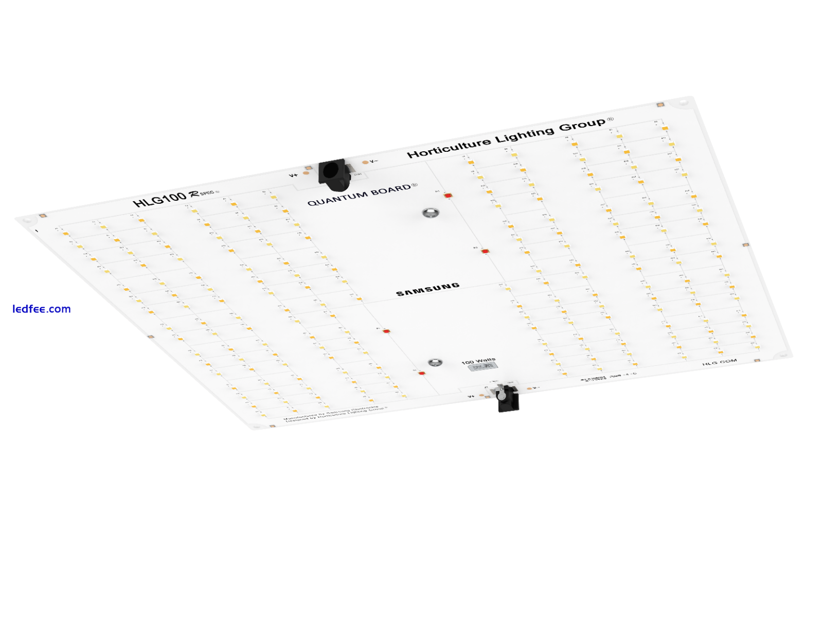 HLG 100 Rspec Samsung LED Grow Light Quantum Board Full Spectrum 3 