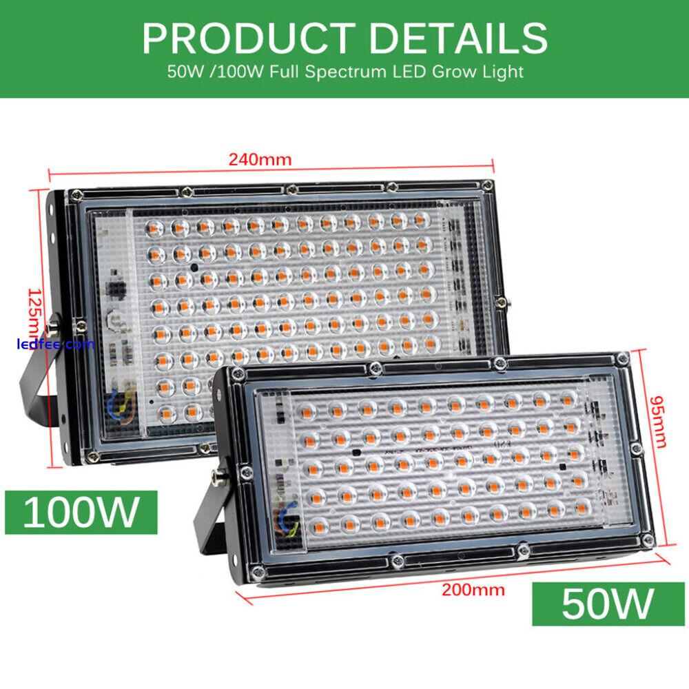 50W/100W LED Wachstumslampe Pflanzenlampe Pflanzenleuchte Grow Pflanzenlicht  0 