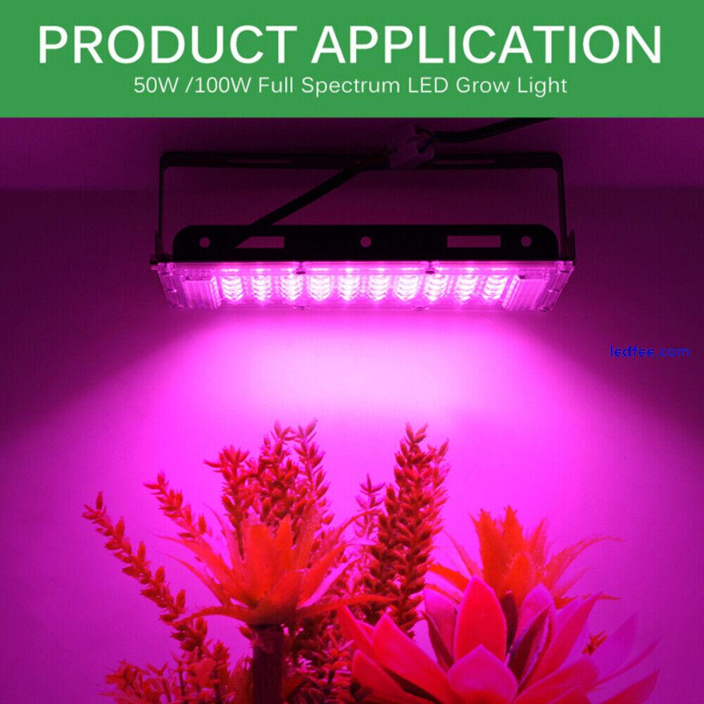 50W/100W LED Wachstumslampe Pflanzenlampe Pflanzenleuchte Grow Pflanzenlicht  5 