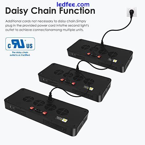  4000W LED Grow Light, Full Spectrum Plant Light with Daisy Chain, Grow Lights  5 