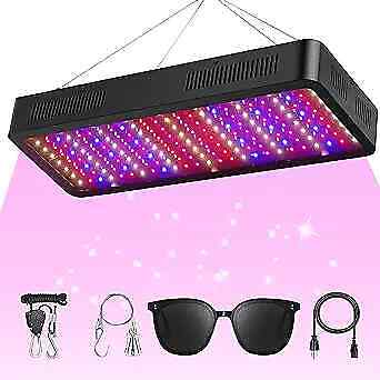  4000W LED Grow Light, Full Spectrum Plant Light with Daisy Chain, Grow Lights  0 