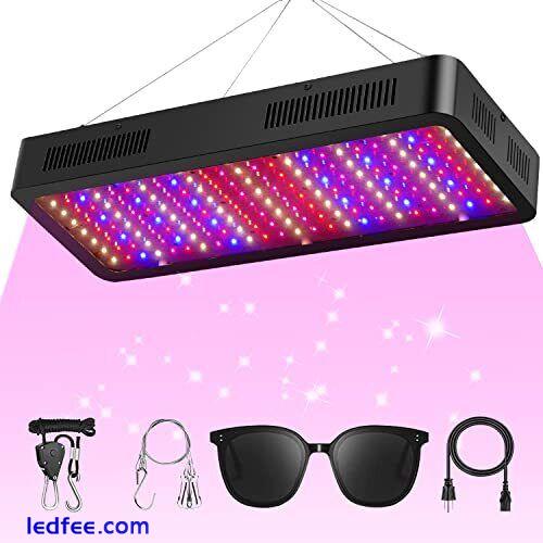  4000W LED Grow Light, Full Spectrum Plant Light with Daisy Chain, Grow Lights  1 