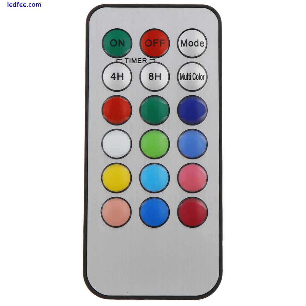 18-key Remote Control for LED Candle Flameless Color Changing Timing Remote 4H 0 