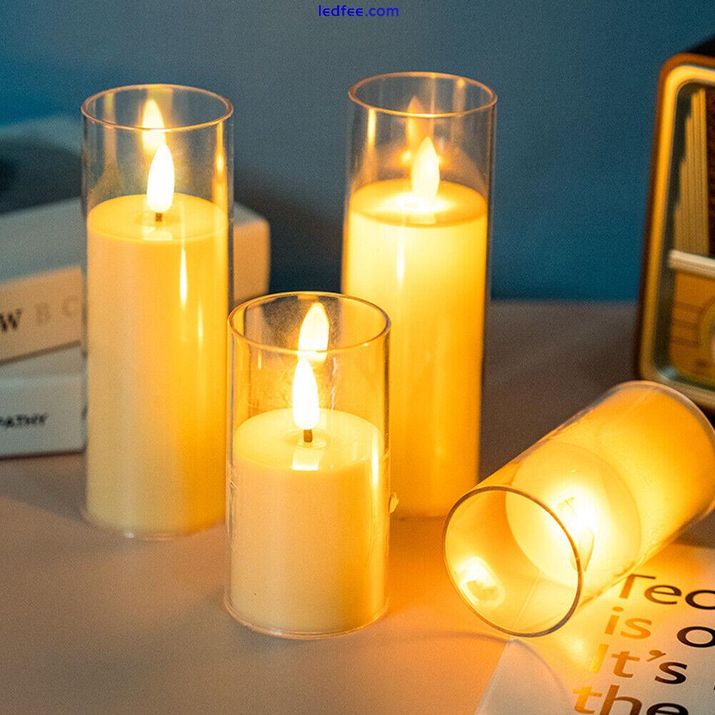 uk LED Candles Lights Flameless Candle Lamp for Christmas Party Decor (5*12.5cm) 1 