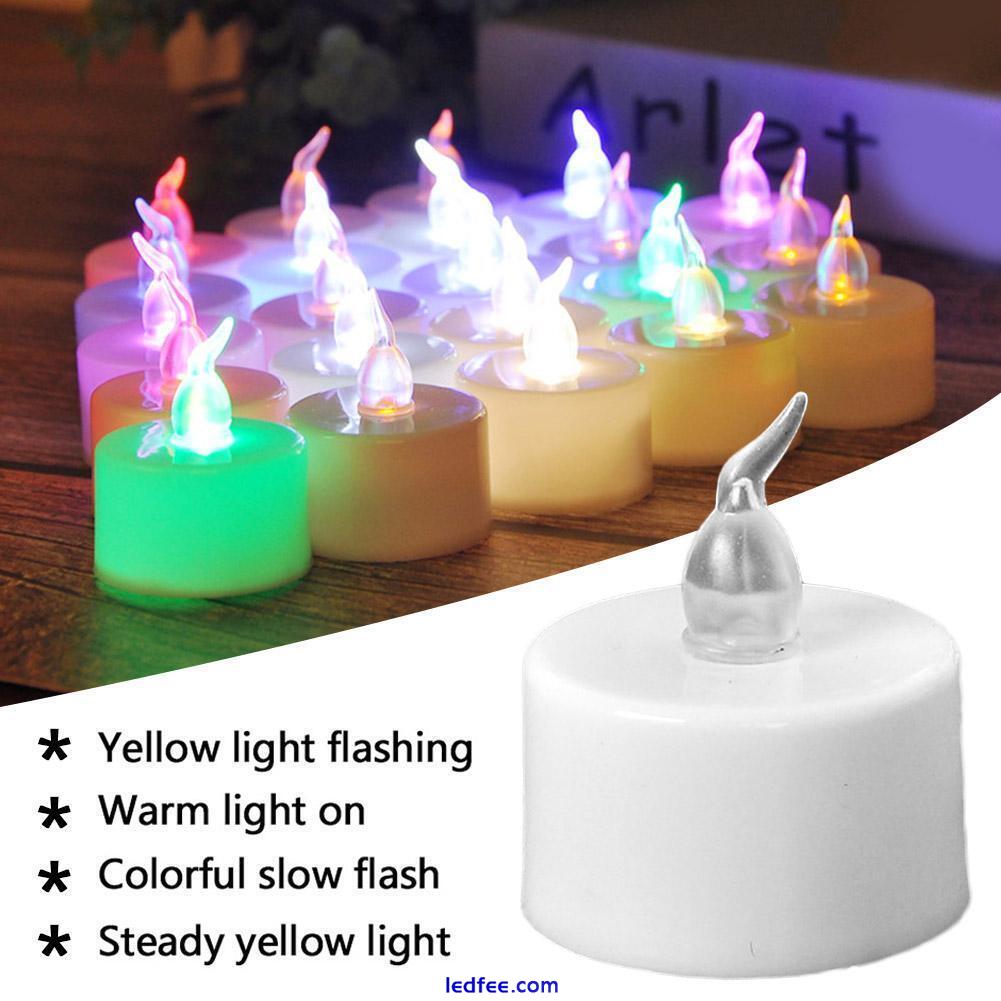 LED Flameless Tea Light Tealight Candle Wedding Decoration Battery Included 0 