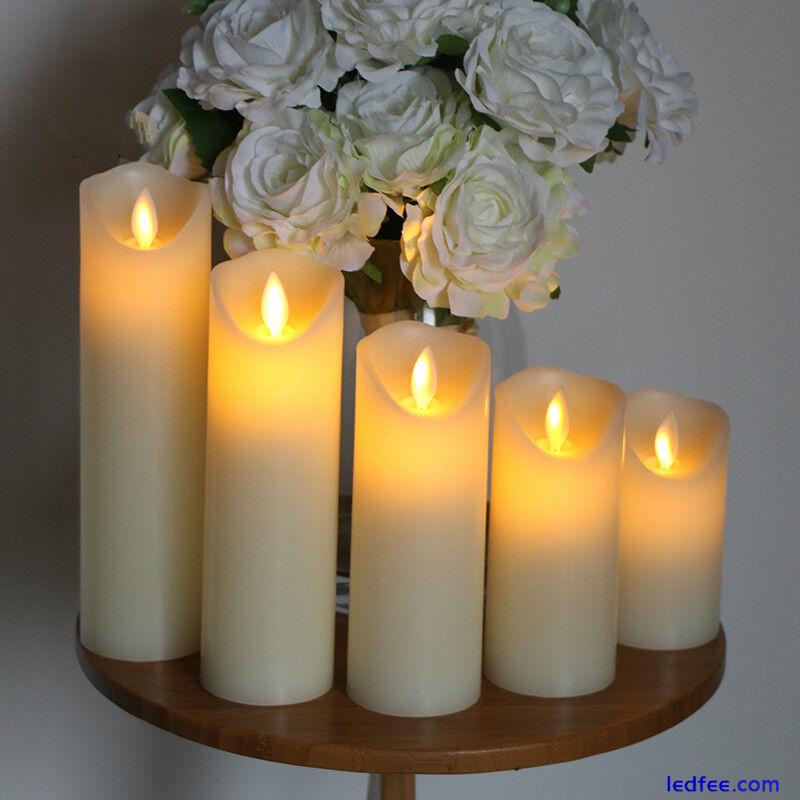 LED Flickering Candle Lights Flameless Battery/USB Chargeable Wedding Decor Warm 0 