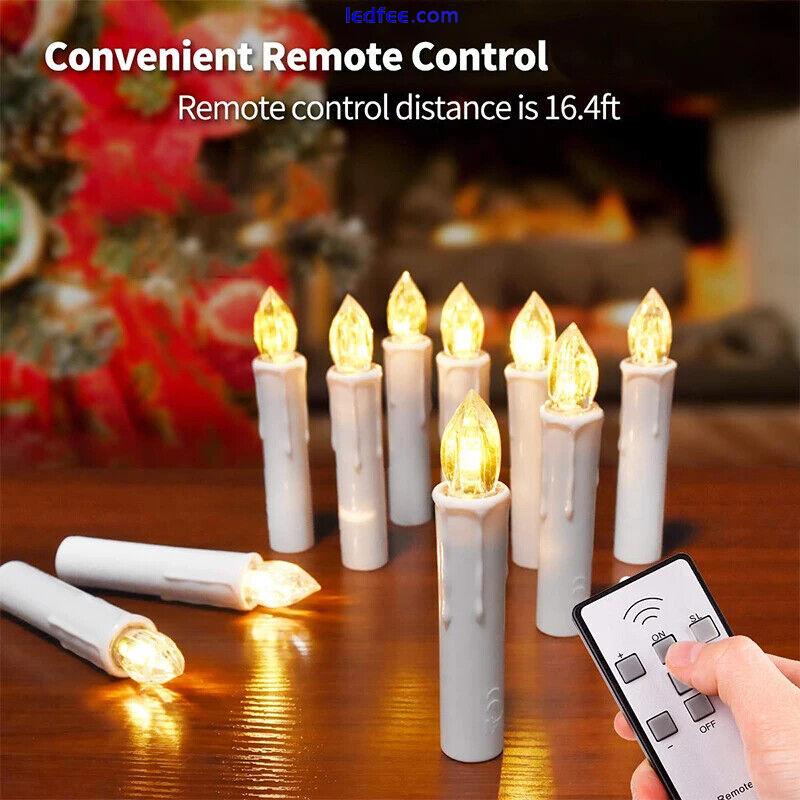 LED tea lamp for non flame remote control conical candle dinner with LED candles 2 