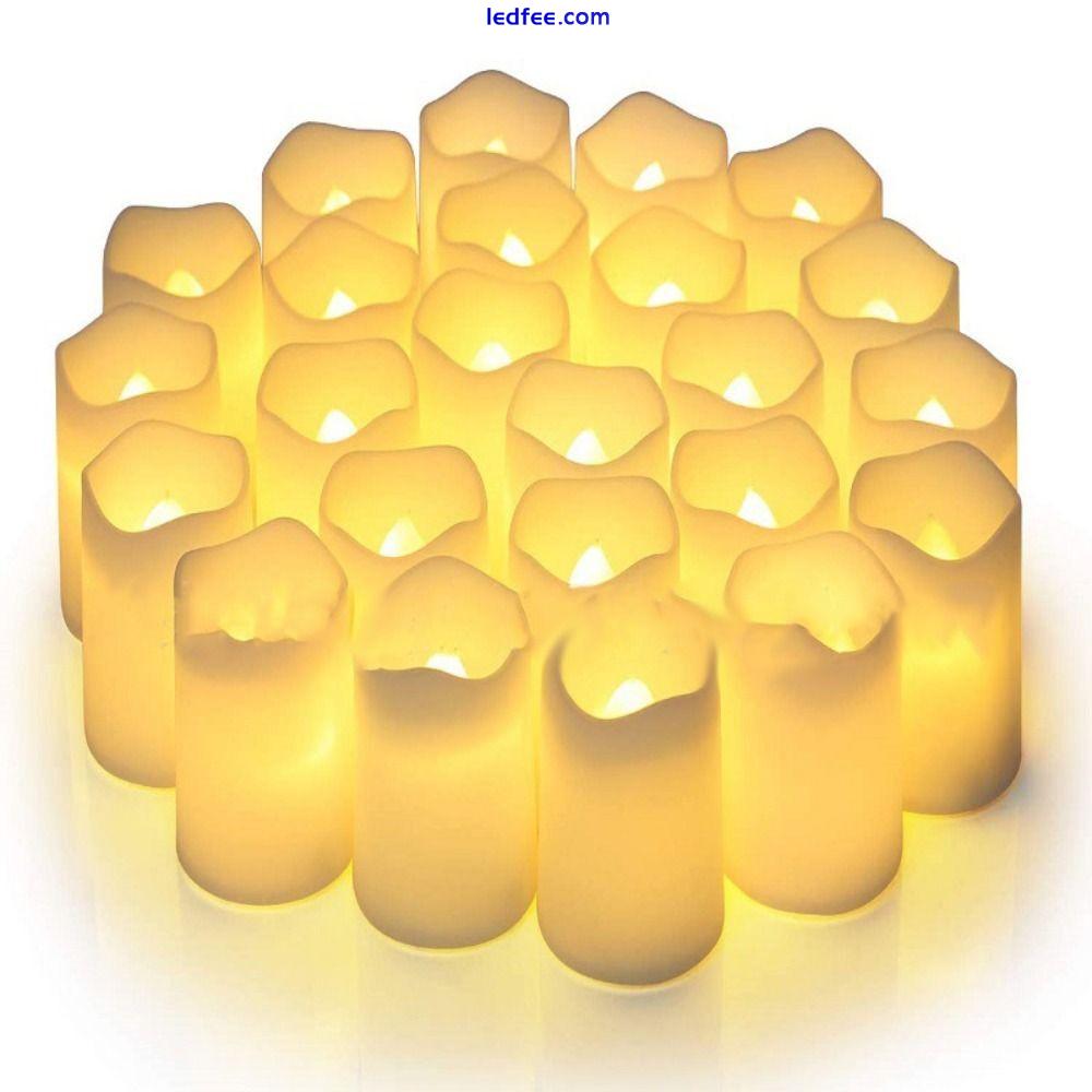 Supplies Flameless LED Candles Christmas Gifts Tea Lights Fake Candle Lamp 5 