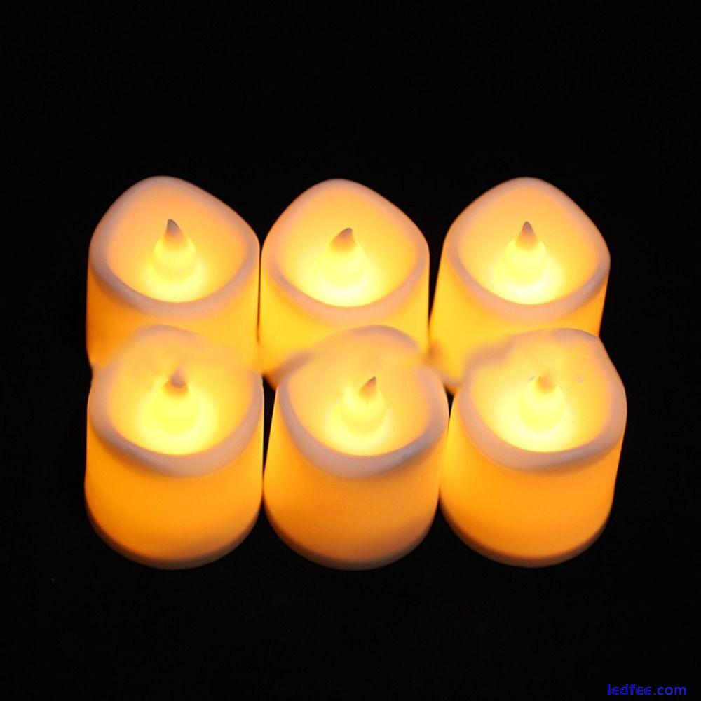 Electric Flameless LED Candles Christmas Gifts Fake Candle Lamp Tea Lights 2 