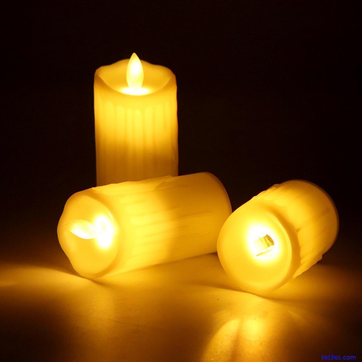 3Pcs/lot Led Candles Simulated Flame Candle Lamp LED Flameless Candle Lights 1 