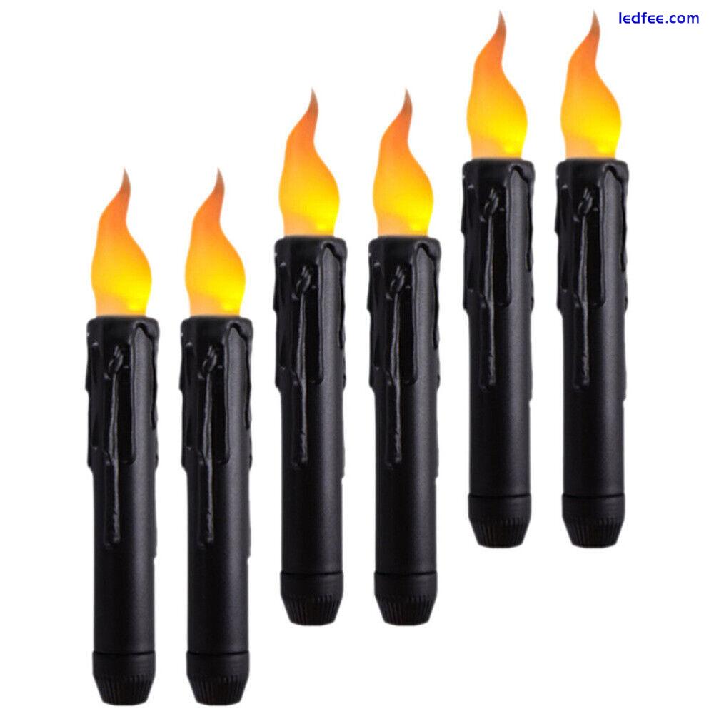 6pcs Led Candlesticks Flameless Taper Candles Electric Candles Flameless Candle 1 