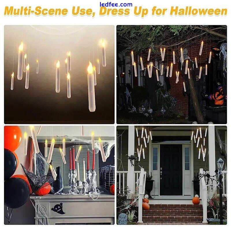 12 pcs Floating led candles with magic wand remote USE IN/OUTDOORS party decor 5 